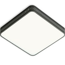 가온엘이디 마름모 LED 방등 60W 전구색, 블랙
