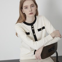 올리비아로렌 여성용 배색 단작 풀오버 VOCBLYWA316