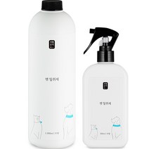생활공작소 펫 탈취제 스프레이 300ml + 리필 1000ml 세트, 1세트