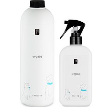 생활공작소 펫 탈취제 스프레이 300ml   리필 1000ml 세트, 1세트