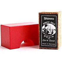 심로 송진 소 + 케이스 세트, 갈색(송진), 빨간색(케이스), 1세트