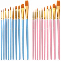 OON 워터컬러 수채화 아트붓 10종 x 2p 세트, FREE, 1세트