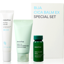 이니스프리 비자 시카 밤 40ml + 그린티 씨드 세럼 30ml + 그린티 폼 클렌저 50g 세트, 1세트