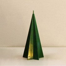 F5NATURE 크리스마스 오브제 스타콘캔들 딥그린, 코코마드모아젤, 1개