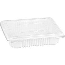 스완 국 찜 탕 도시락 실링 배달 일회 용기 23195 1500ml x 50p 백색 + 뚜껑 50p 세트, 50개입, 1세트