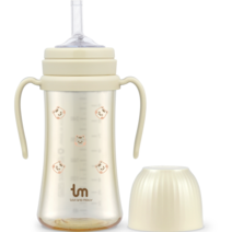 토비앤몰리 PPSU 돗람이 빨대컵 280ml, 바닐라, 1개