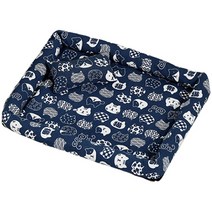 부투펫 반려동물 냐옹 마약 펫 방석 침대, 네이비