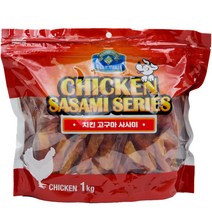 벨버드 강아지 치킨 고구마 사사미 1kg, 1개, 치킨 + 고구마 혼합맛