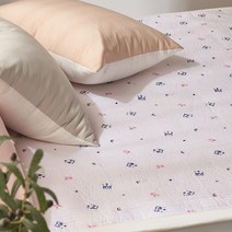 롤베이비 유아용 줄 누빔 고정밴드 패드, 크라운 래빗