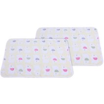 포시럽 강아지 담요 코끼리 2p, 옐로우