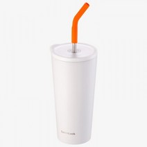 락앤락 스트로우 베큠 콜드 컵 LHC430, 화이트(LHC4304WHT), 550ml