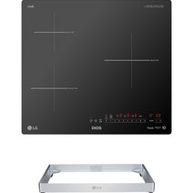 LG전자 DIOS 인덕션 전기레인지 프리스탠딩 본품 + 프리스탠딩 8.5cm 3구, BEI3GQTUOC, 방문설치