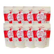 착즙하는남자 아무것도 넣지않은 동결건조 사과칩, 8개, 15g