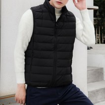 애플리 남성용 경중량 덕다운 패딩조끼 AP0016