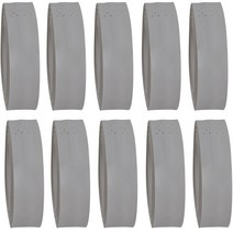 BK 엠보싱 쿠션 라켓 그립 테이프 10p, 그레이