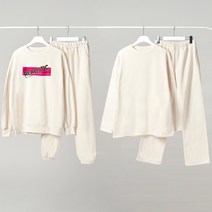 애플리 남성용 REALISTIC 프린팅 세미기모 트레이닝 상의 2종 + 하의 2종 세트 APS412