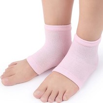 간지앳홈 부드러운 발 뒤꿈치 케어 반 양말 05 핑크, 2개입, 1개