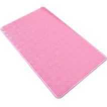간지앳홈 넓은 발 마사지 각질 관리 브러쉬 매트 01 핑크 44 x 74 cm, 1개입, 1개