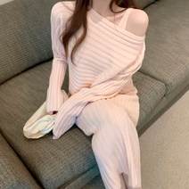 여성용 구디프 풀오버 스타일 롱 원피스