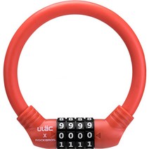 락브로스 자전거 전동킥보드 도난방지 자물쇠 A600T, 오렌지, 1개