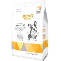 보노네이처 강아지 스킨앤코트 건식사료, 1개, 연어, 6kg