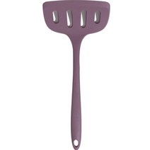 키친팩토리 파스텔 실리콘 계란말이 생선 뒤집개, 1개, 버건디