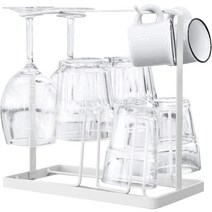 생활공식 고급형 8단 컵거치대, 화이트, 1개