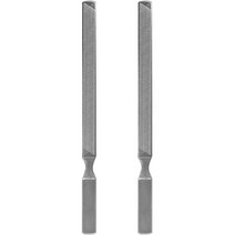 다크니스 스텐 손 발톱 정리 파일 대, 은색, 2개