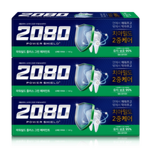 2080파워쉴드플러스그린페퍼민트, 3개, 140g