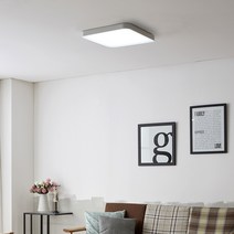 조명에반하다 심플 슬림 LED 방등 60W, 화이트