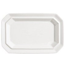 시라쿠스 프리즈 직팔각접시, 화이트