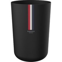 파리지앵 오픈형 휴지통 원형 10L, 1개, 블랙
