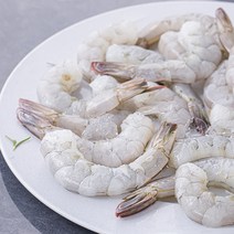 어부심 산지직송 어제 껍질을 깐 신안군 생칵테일 새우살 특대 25~34미, 500g, 1개