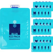 우림 블루 반제품 젤아이스팩 10 x 15 cm 100p + 물주입기 세트, 1세트