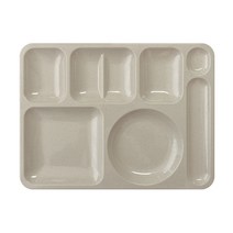 로야 단체급식 멜라민 4구 식판 719, 마블