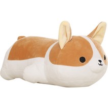 순잠 소프트 리바운드 쿠션 베개 강아지 애착인형 80cm, 화이트