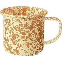 크로우캐년홈 머그 D11 340ml, 새들 브라운 아이보리, 1개