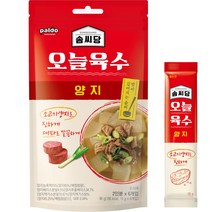팔도 솜씨당 오늘육수 양지 6p, 90g, 1개