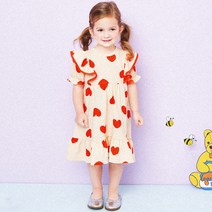 헤이미니 여아용 NEW 달콤 하트 톡톡 원피스