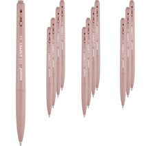 모나미 153 그리퍼 볼펜 0.5mm, 레드, 12개