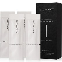 지오바니 차량용 스틱 디퓨저 리필, 4개, 블랙체리