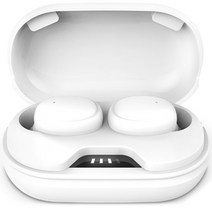 스마텍 블루투스 무선 스테레오 이어셋, 화이트, STBT-TW1200