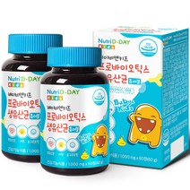 뉴트리디데이 베이비앤키즈 프로바이오틱스 생유산균 아연 60g, 60정, 2개