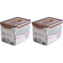 씨엠와이케이 업소용 사각 대용량 김치통, 7L, 2개