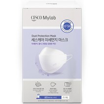 세스코 세스케어 미세먼지 마스크 대형 KF94, 화이트, 1개, 25개입