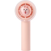 엘리 캐릭터 휴대용 핸디형 선풍기, F3, 핑크