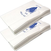 호미닷컴 포도봉지 핀부착 열매 보호용 과실 보호 종이 봉투 100p, 2개