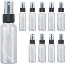 향수 미스트 스프레이 공병 용기 50ml, 검정(캡), 10개