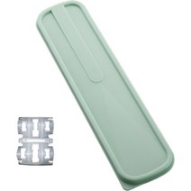 무소음 수저 케이스, 그린, 1개