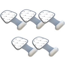 보그라 휴대폰 충전단자 보호 분실방지 먼지마개 8핀, 투명, 5개